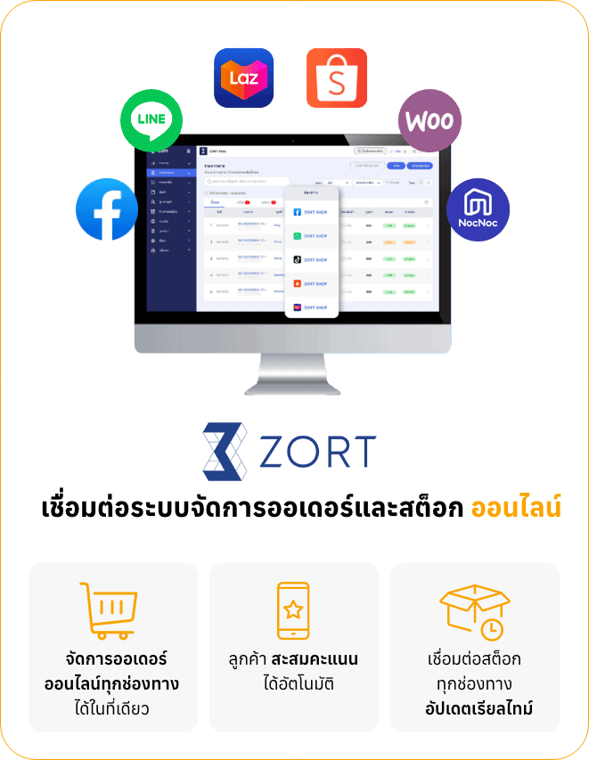 ระบบจัดการออเดอร์ ระบบสะสมแต้ม CRM PLUS ใน LINE OA